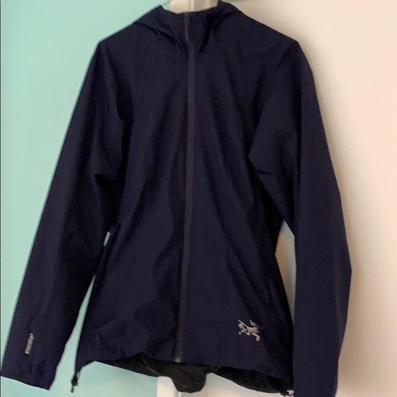 Arc'teryx Jackets & Blazers - Arc’Teryx Windstopper Hooded Jacket Blue Size Lrge